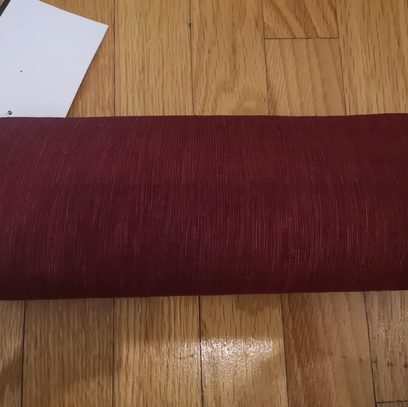 Silk Small clutch in Maroon & Ochre - Picture 3 of 7